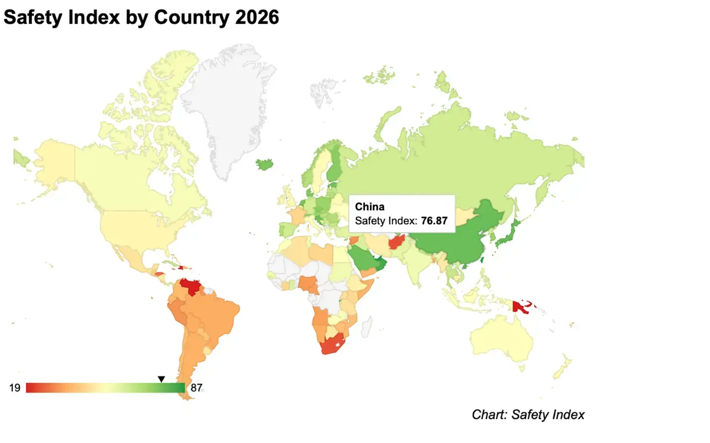 2. Global Safety Index Rankings